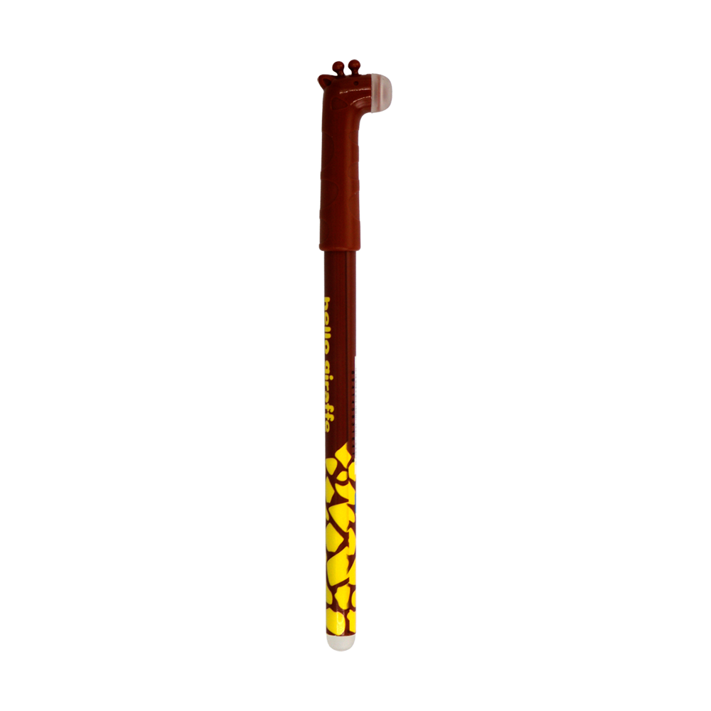 Stylo gel effaçable bleu Giraffe B4472