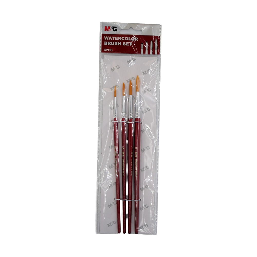 Pinceaux ronds 4 pièces n°3-5-7-9 97890