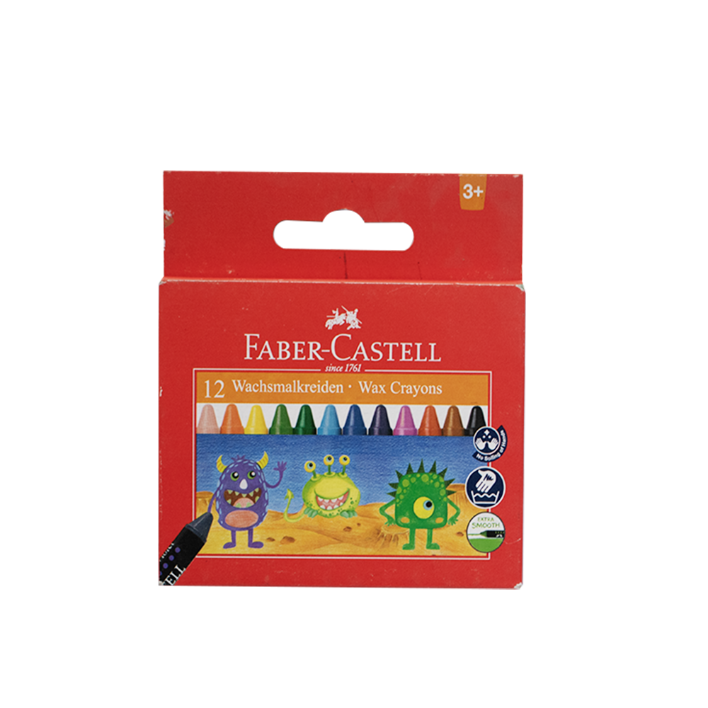Crayons de cire 12 couleurs