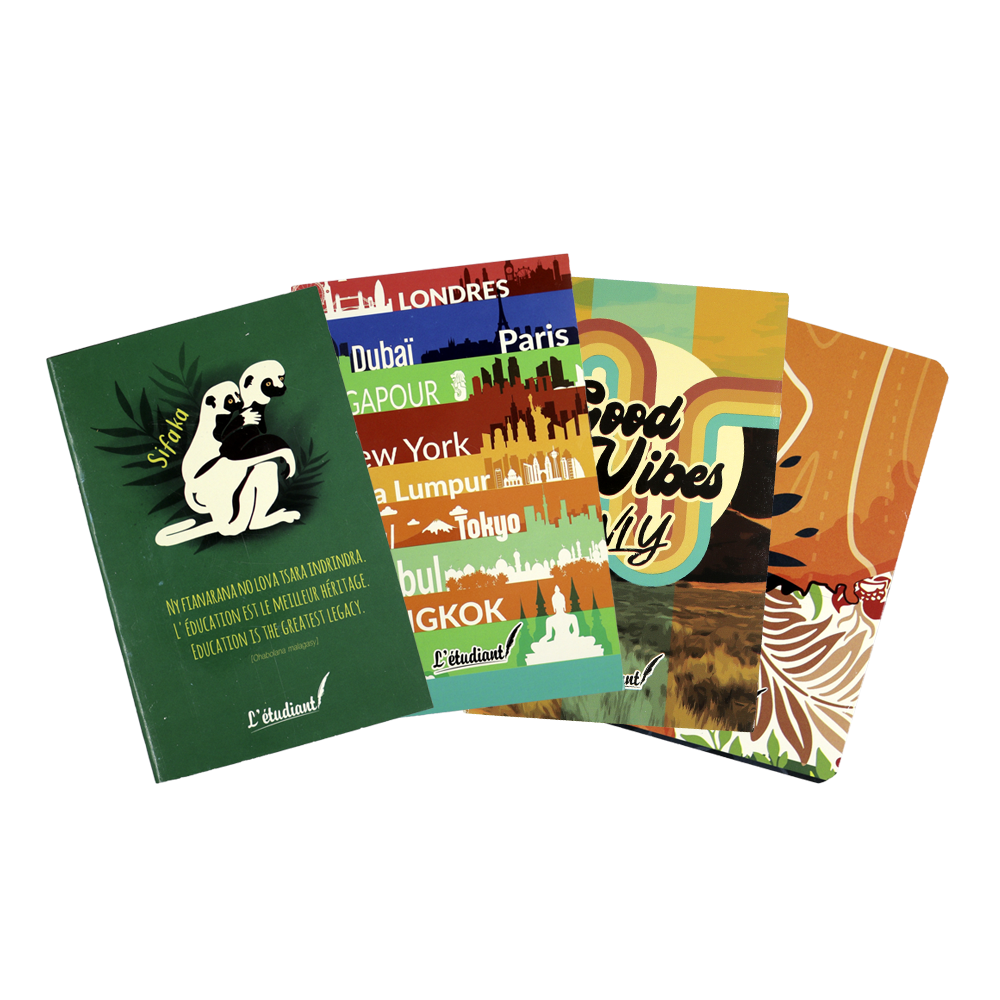 Carnet 60 pages 9x14cm 55g