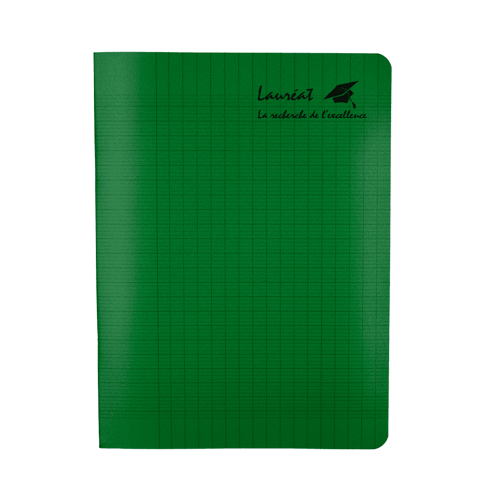 Cahiers 17x22cm SEYES 48 pages couverture polypro vert