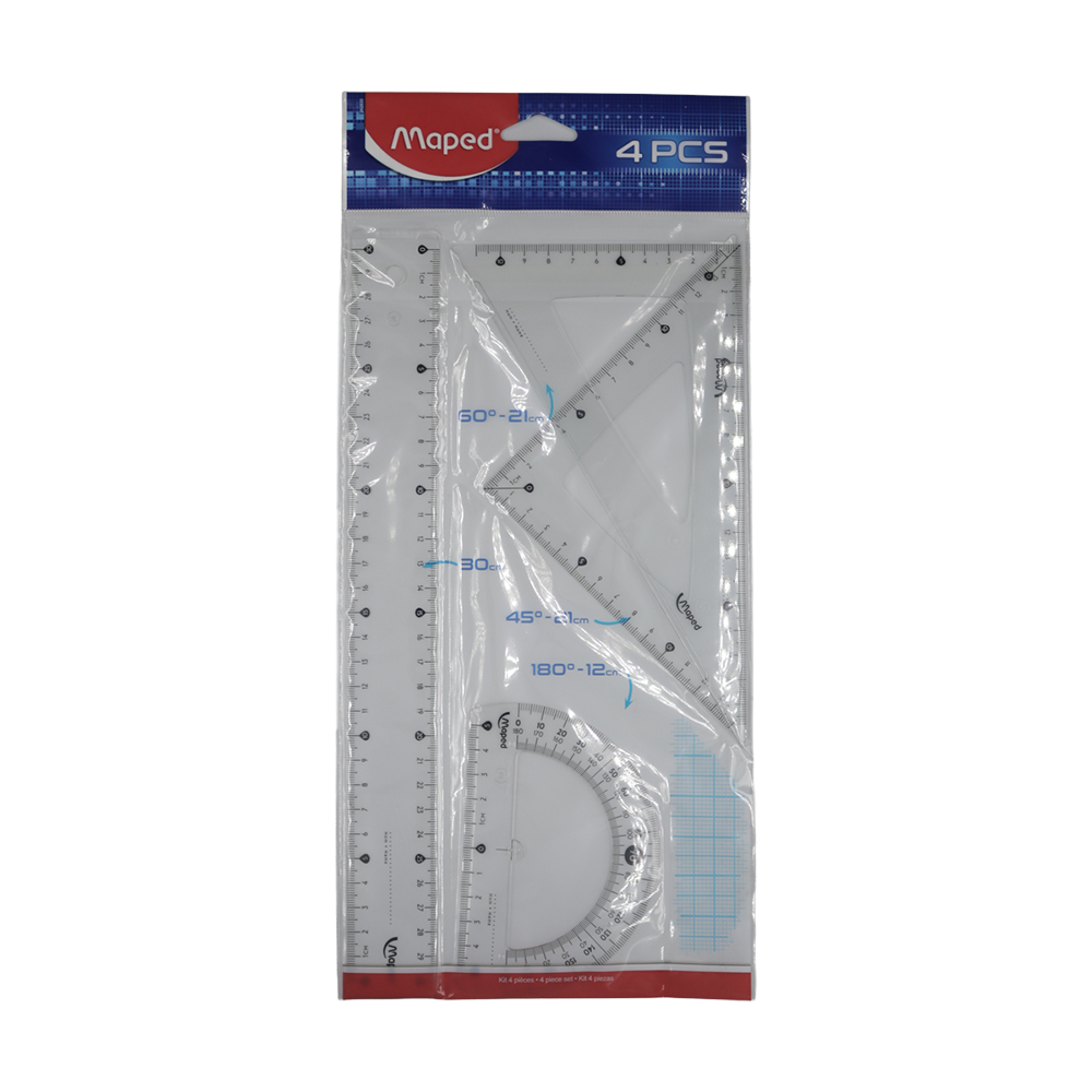 Kit traçage 4 pièces Maxi 30cm