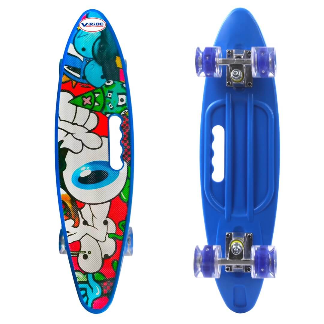 Skate board V-Ride SKB C801 bleu