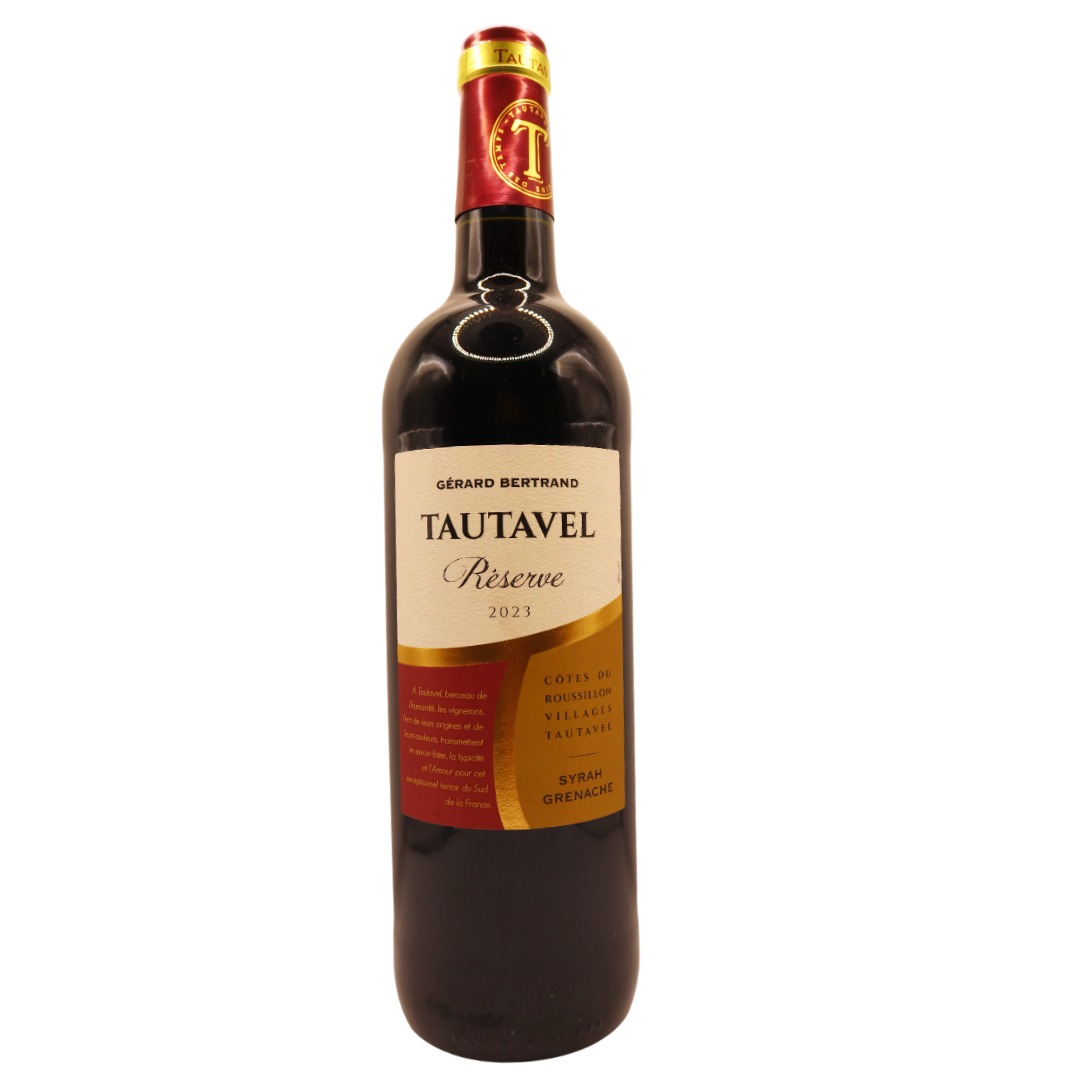 Languedoc rouge Côtes du Roussillon Villages Tautavel Réserve 23 75cl