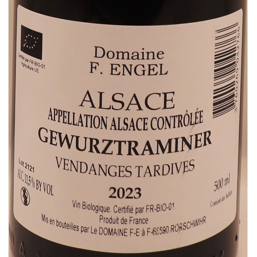 Alsace Blanc Gewurztraminer D.Engel Vendanges Tardives 23 50cl
