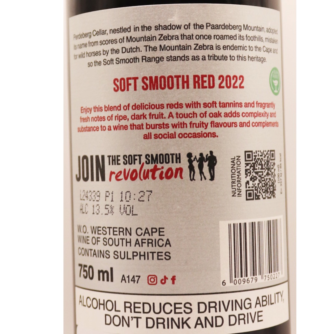 Afrique du Sud rouge SSR Perdeberg 22 75cl