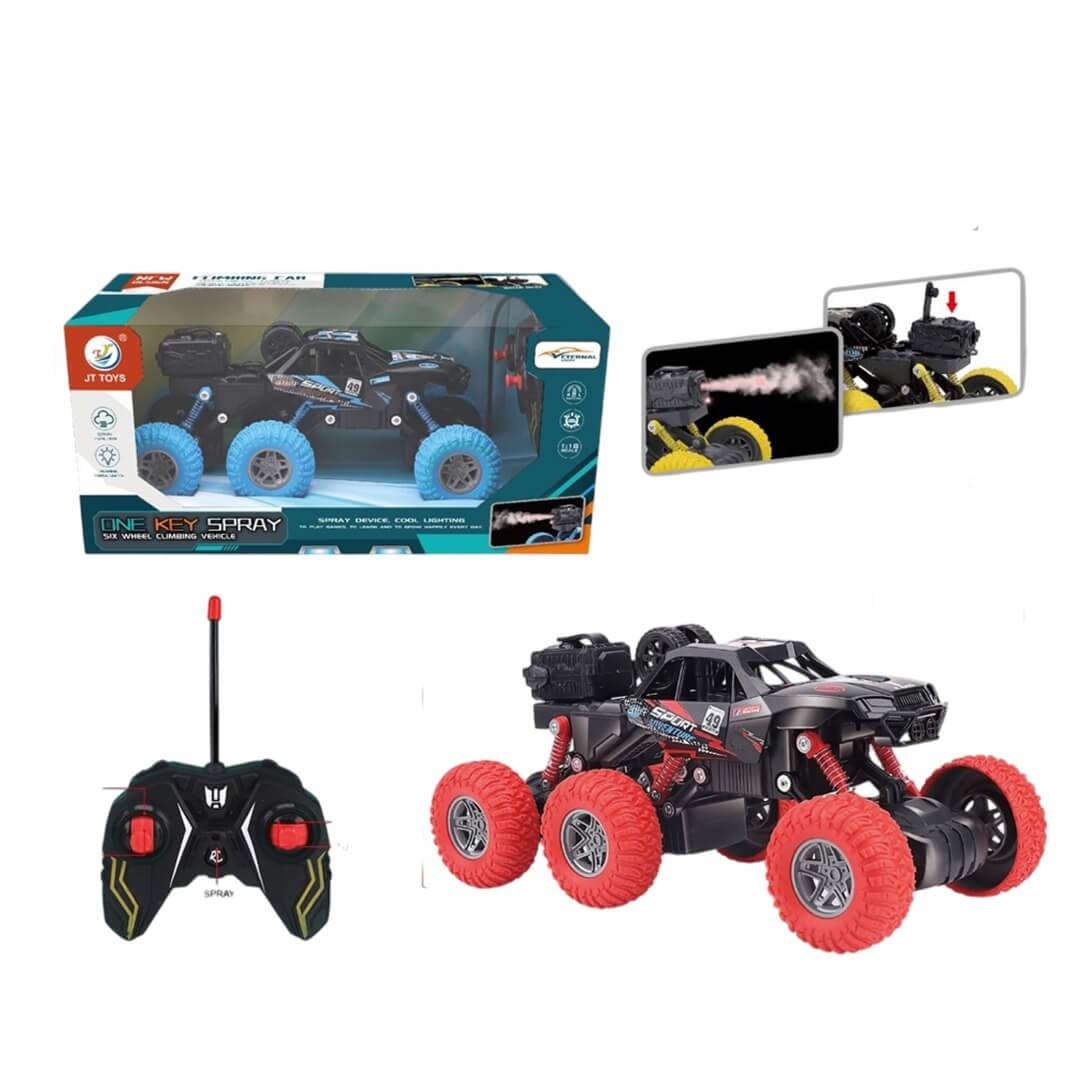 Voiture télécommandée tout-terrain 4x4 avec fonction jet de vapeur