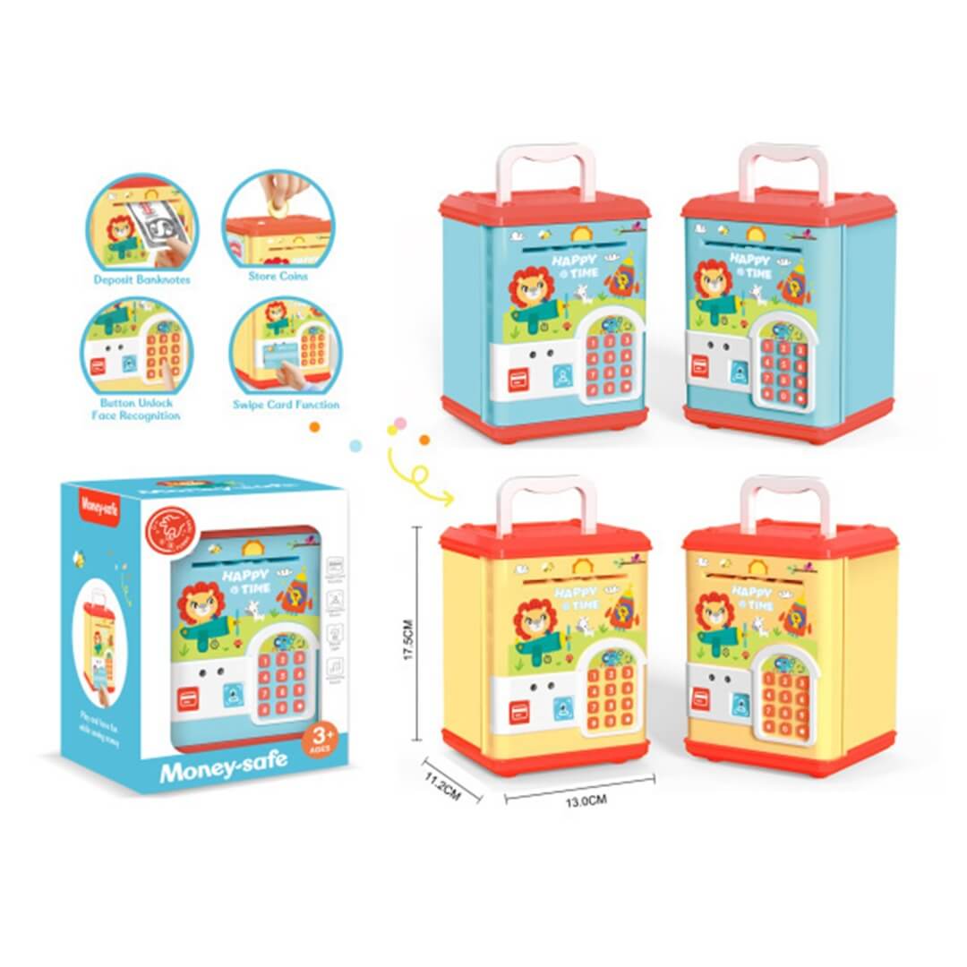 Coffre-fort jouet à code secret