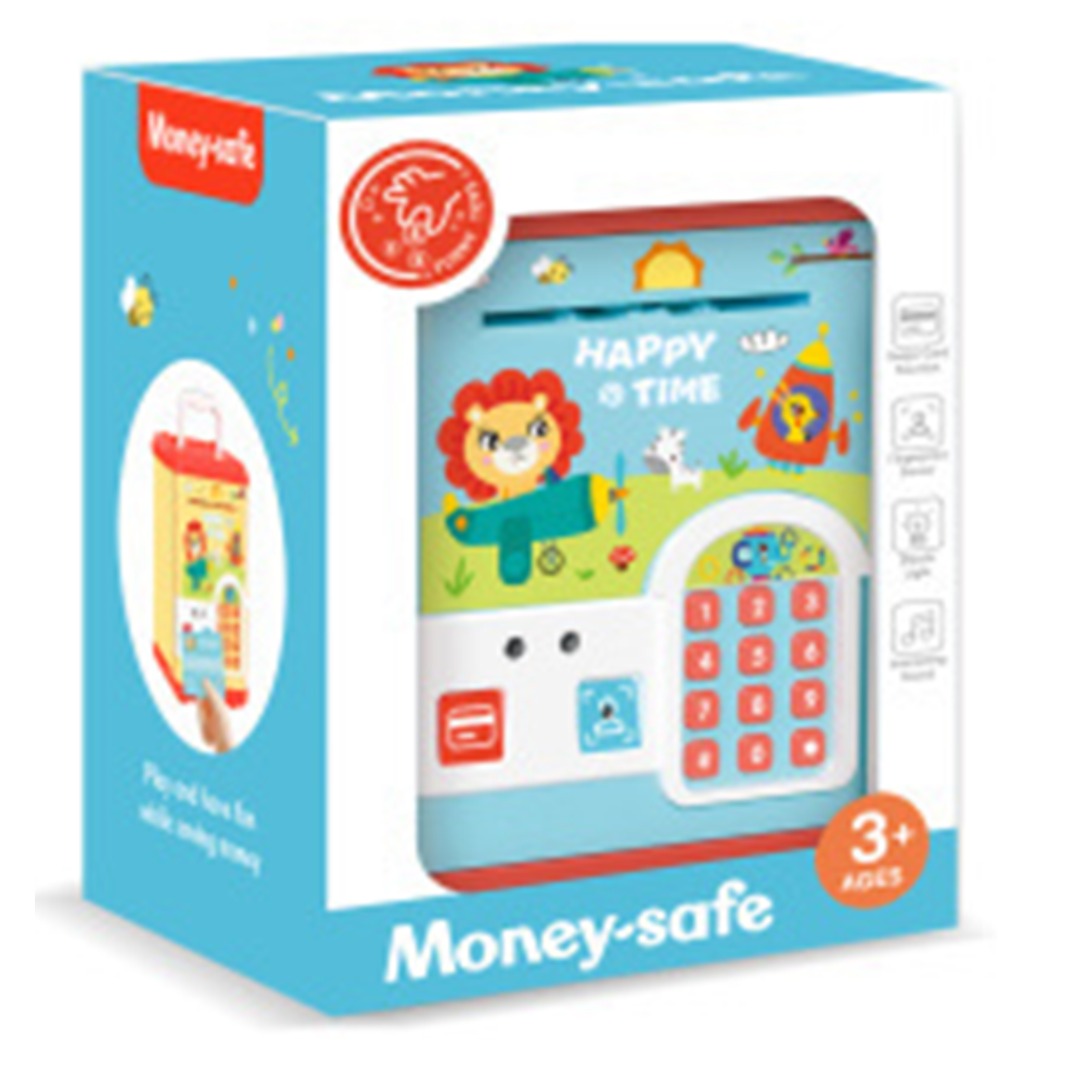 Coffre-fort jouet à code secret