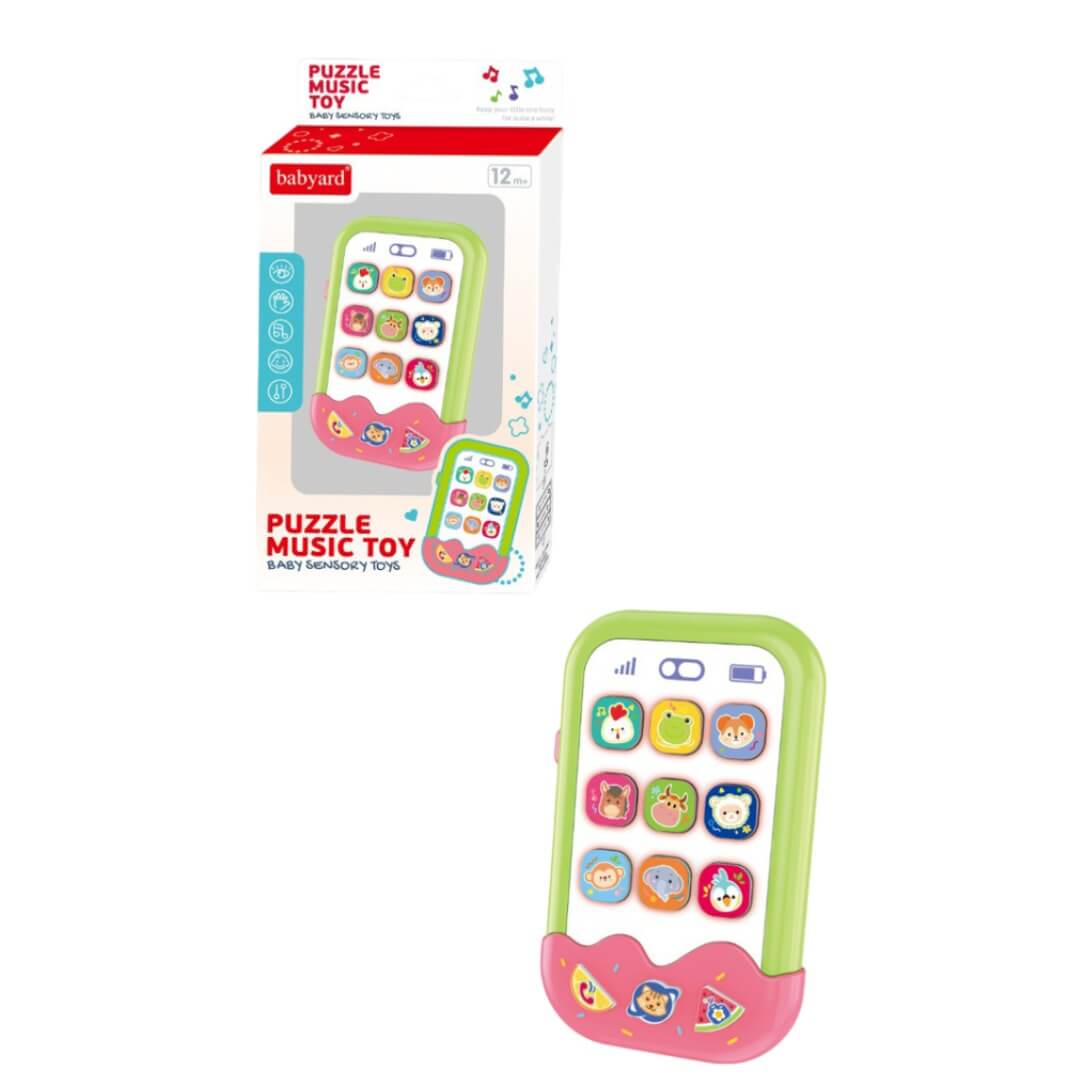 Téléphone portable factice interactif pour bébés (12 mois et plus)