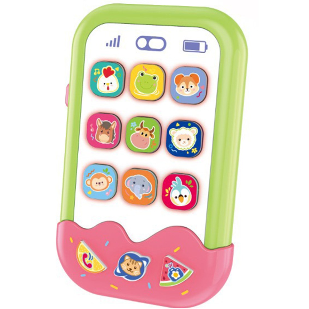 Téléphone portable factice interactif pour bébés (12 mois et plus)