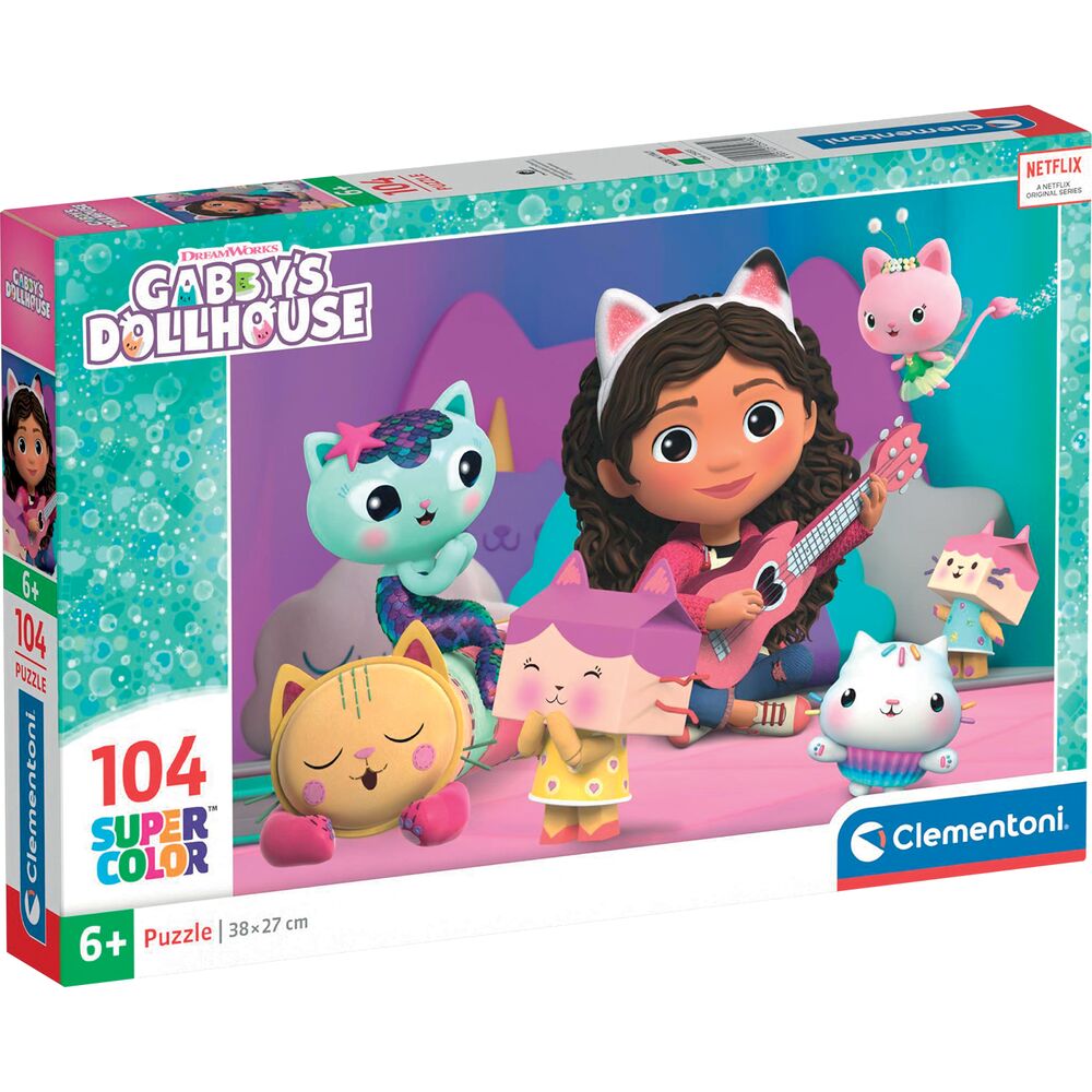 Puzzle 104 pièces Gabby et la maison magique 38x27cm - Magasins U
