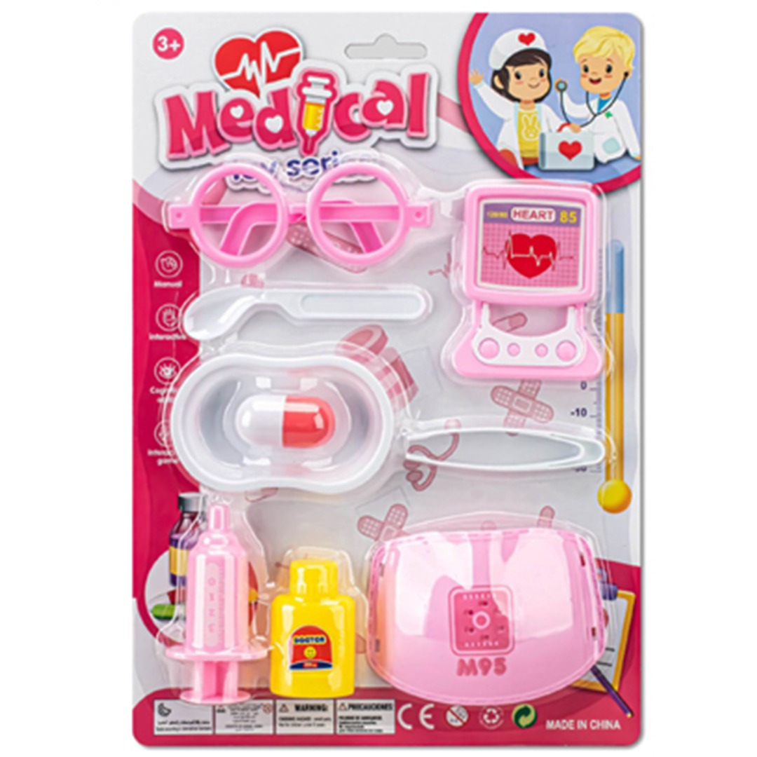 Coffret de docteur rose pour enfants