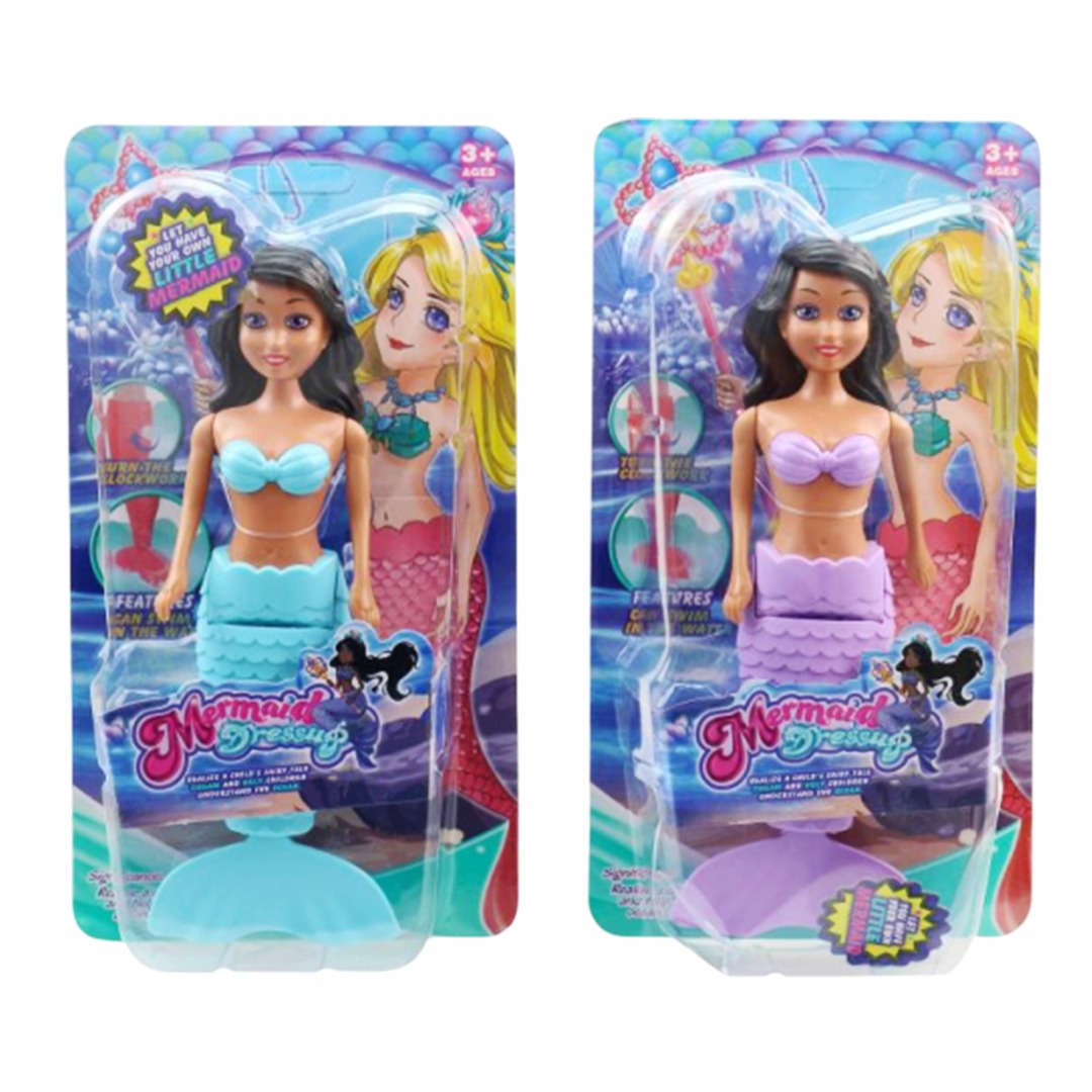 Poupée Sirène articulée avec queue amovible