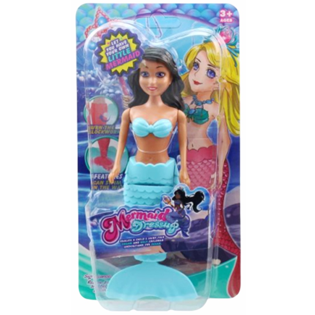 Poupée Sirène articulée avec queue amovible