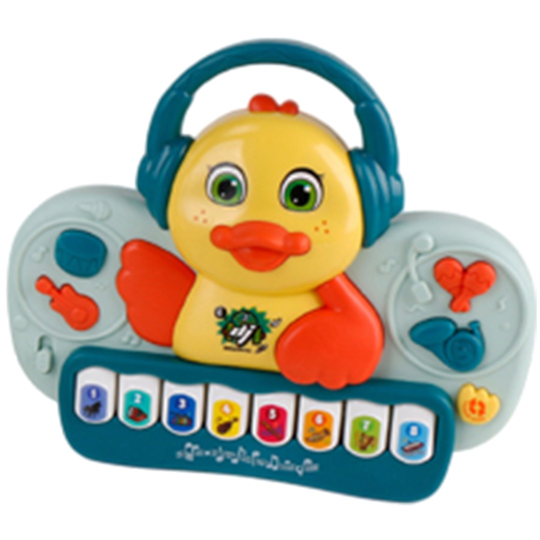 Clavier musical interactif en forme de canard