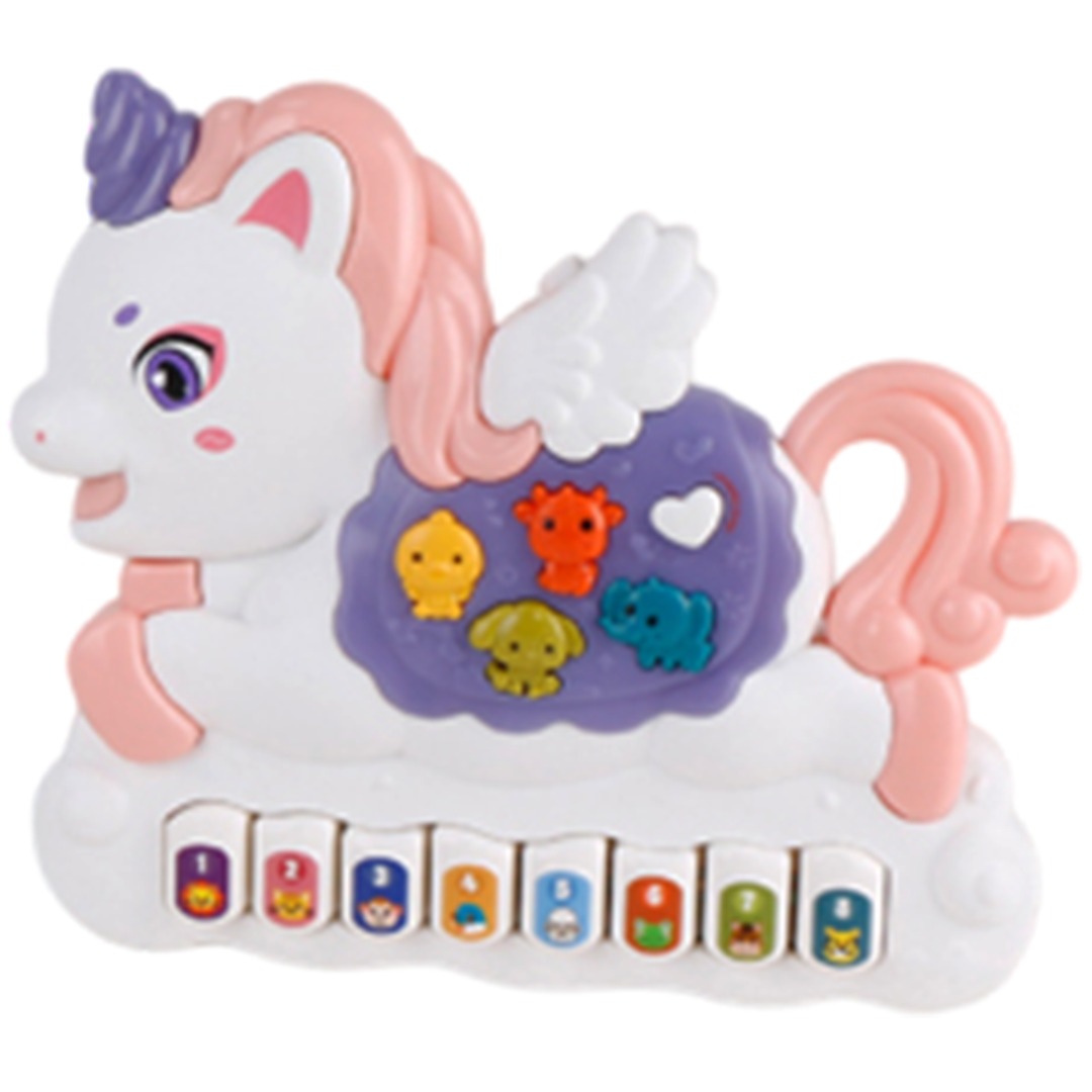Clavier musical interactif en forme de licorne