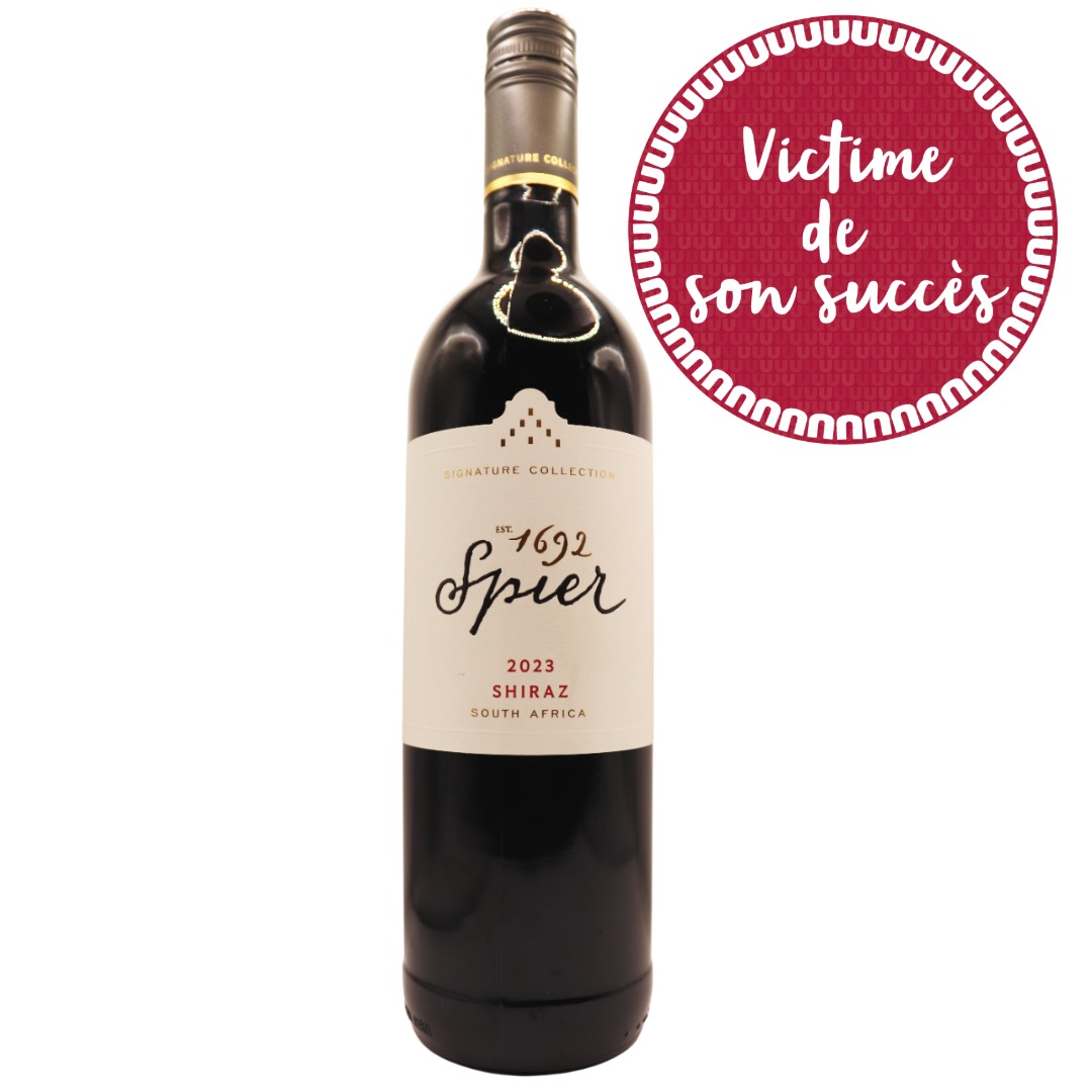 Afrique du Sud rouge Shiraz Classic Spier 23 75cl