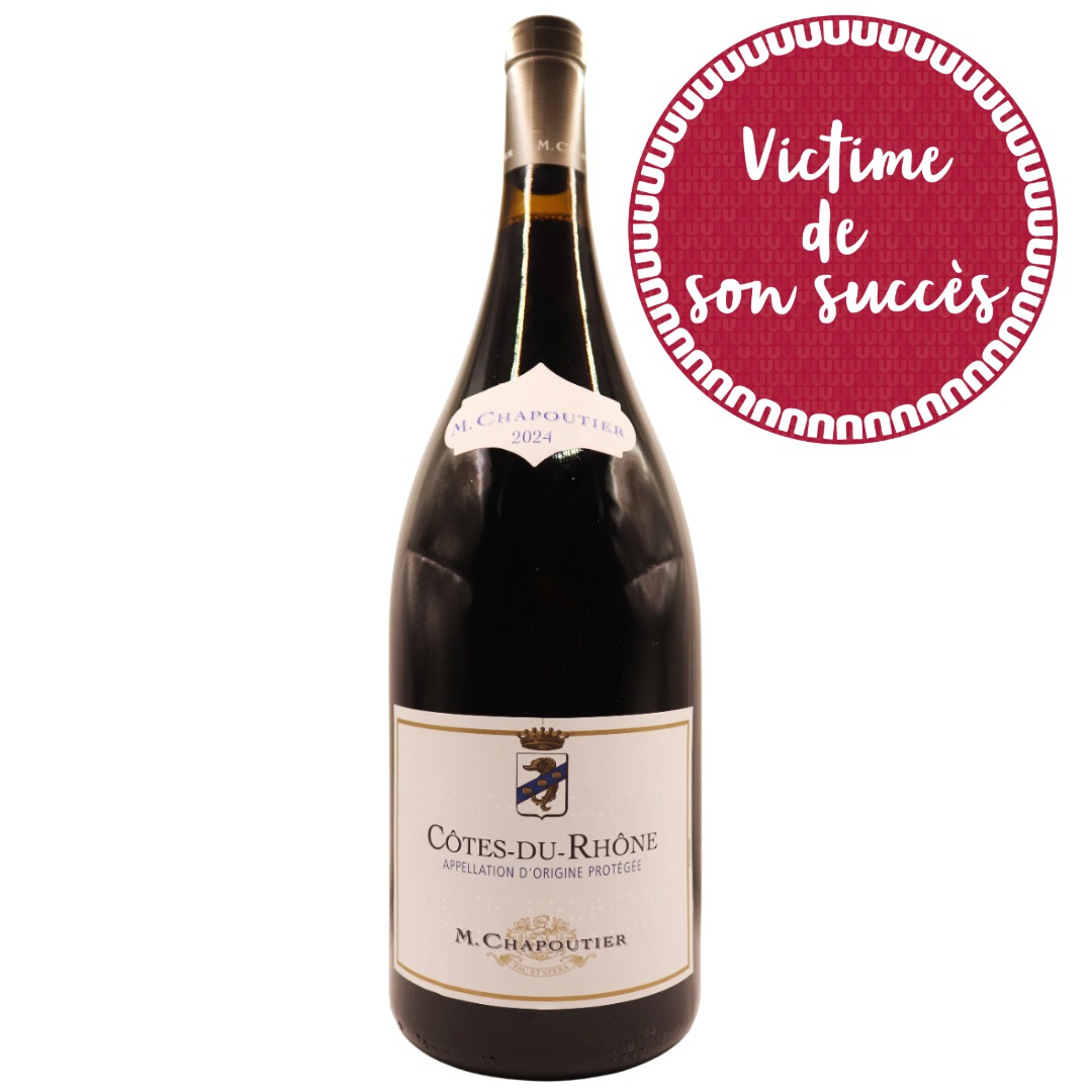 Côtes du Rhône Rouge Chapoutier 24 1,5l