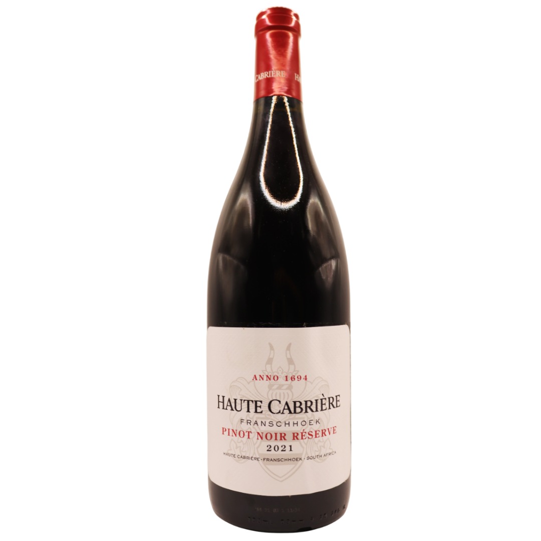 Afrique du Sud rouge Pinot noir wood Haute Cabrière 21 75cl