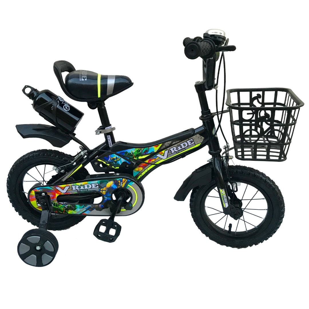 Vélo enfant BMX-F1 V-Ride 12 pouce small noir