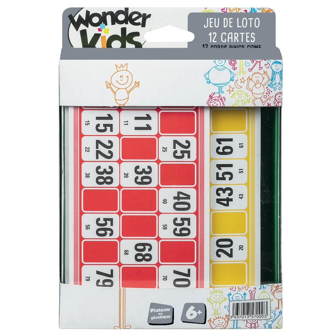Jeu de loto (12 cartes)