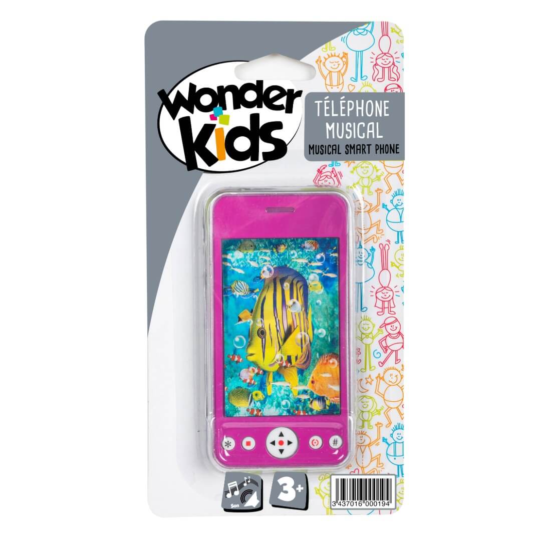 Téléphone musical (assortiment de 4 modèles)