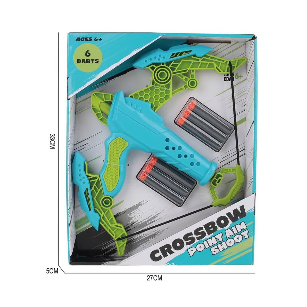 Arbalète avec fléchettes en mousse