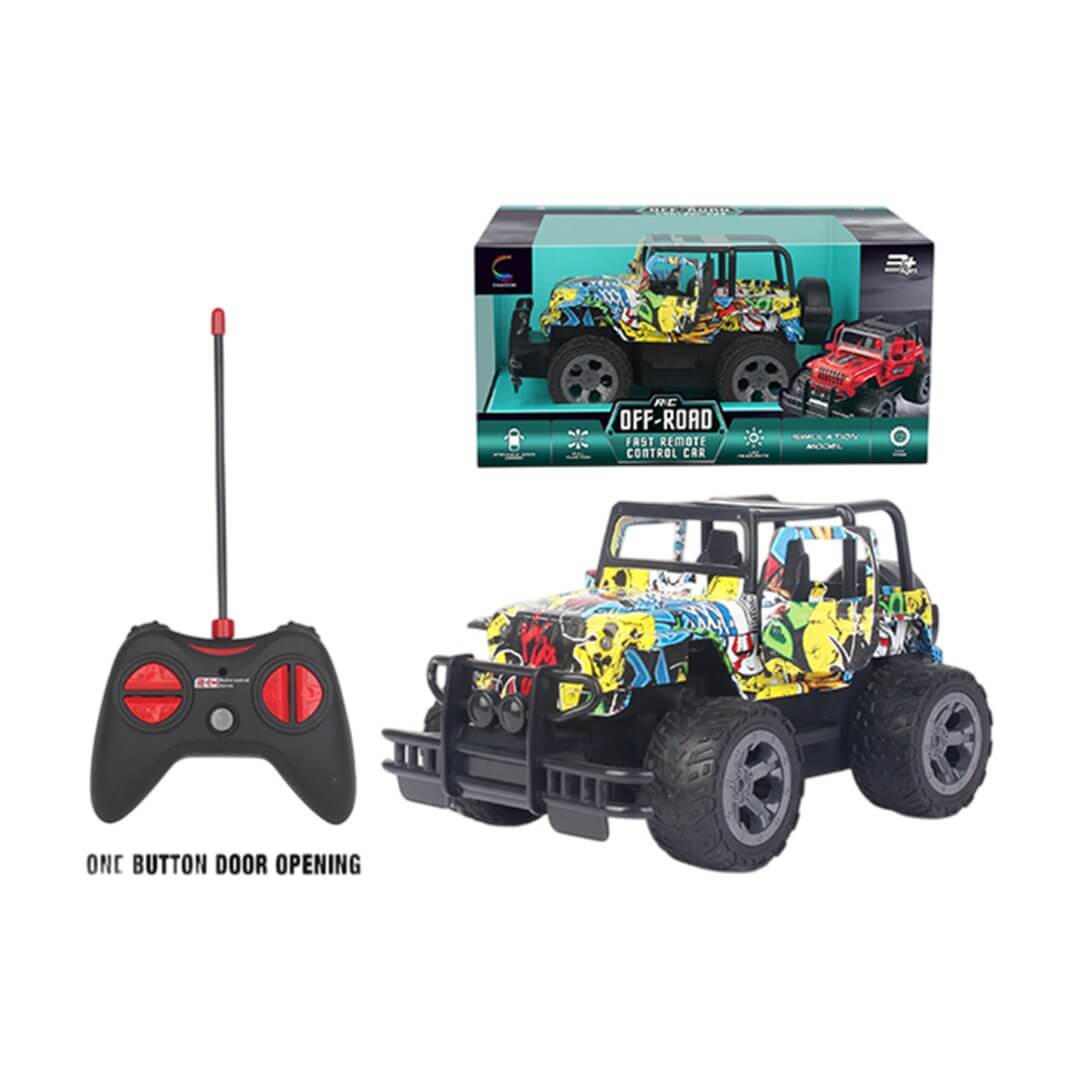 Voiture Jeep Wrangler tout-terrain (Off-Road) télécommandée