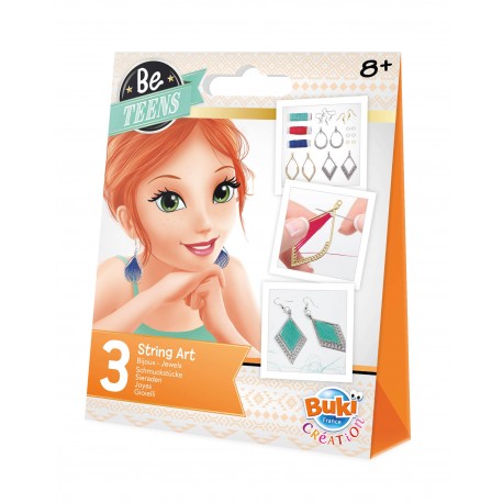 Fabrication de boucles d'oreilles tissées