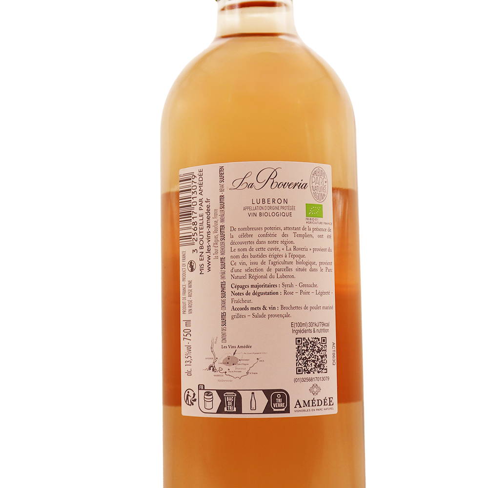 Rhône Rosé Lubéron La Roveria 24 75cl