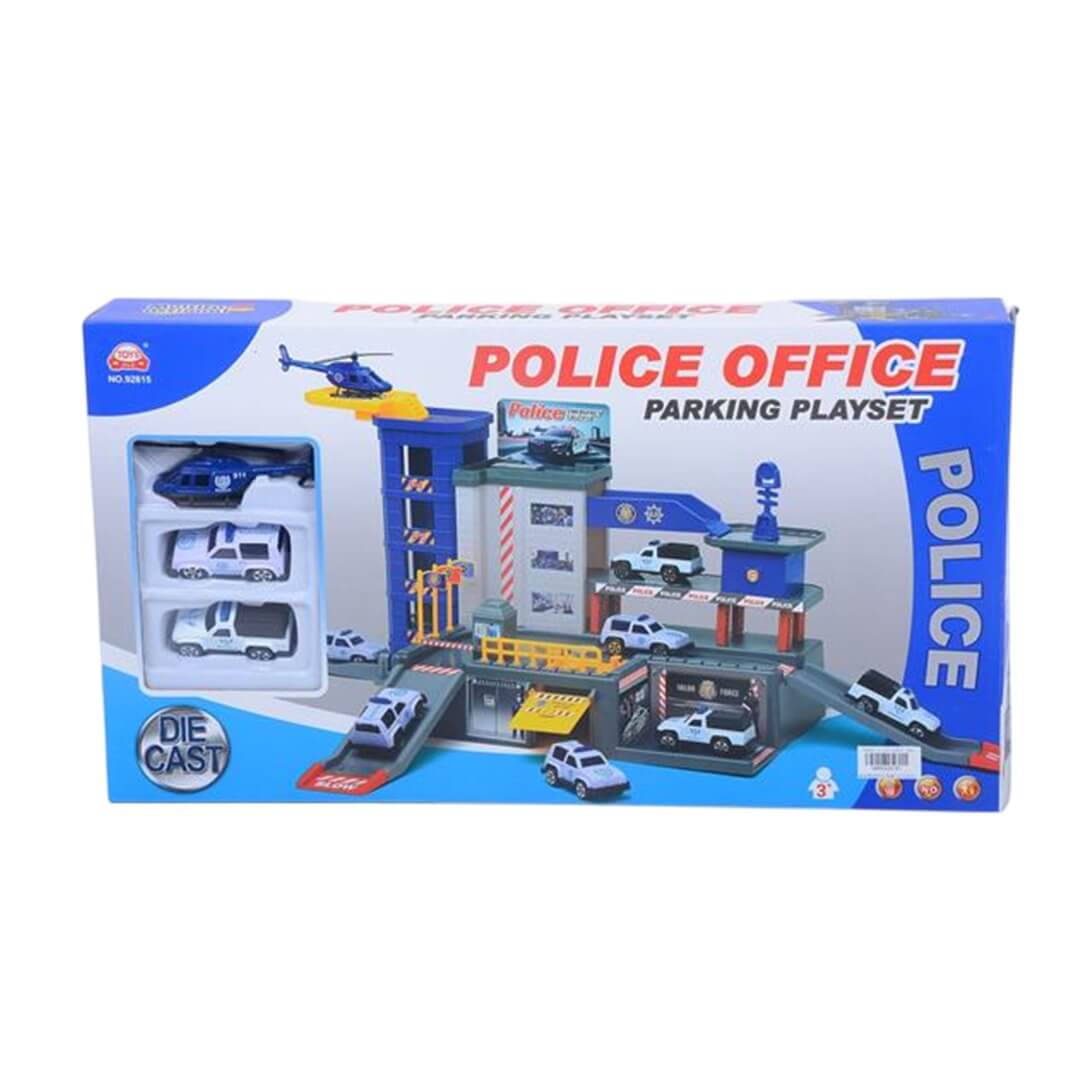 Garage de police à plusieurs niveaux