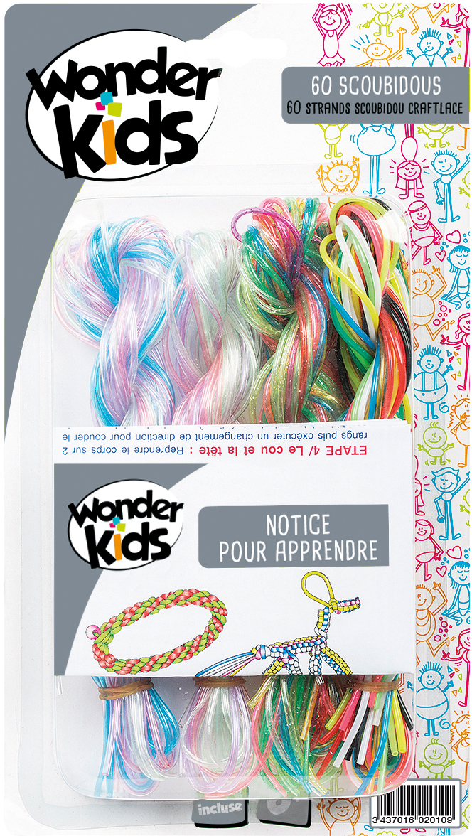 Scoubidous (60 pièces)