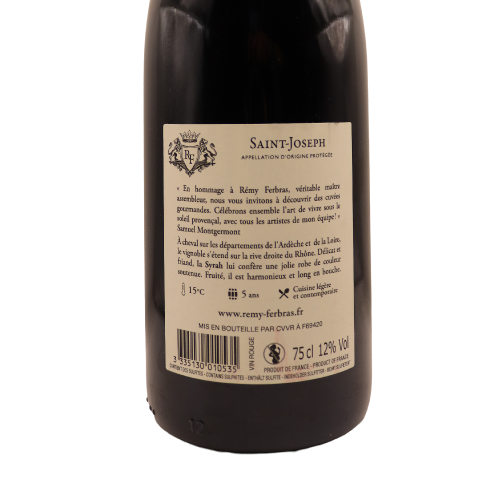 Rhône Rouge Saint-Joseph Rémy Ferbras 22 75cl