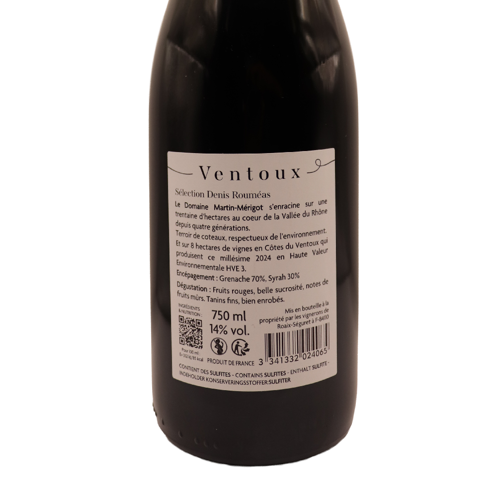 Rhône Rouge Ventoux Domaine Martin Merigot 24 75cl