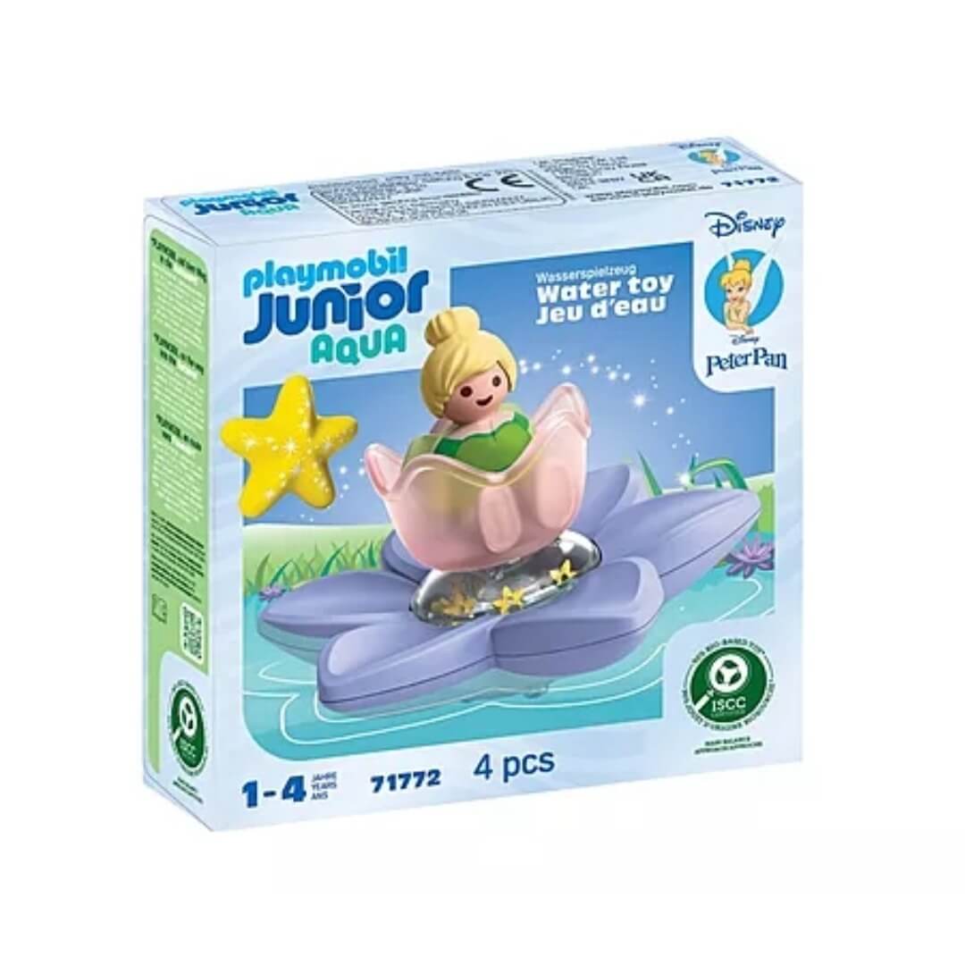 Figurine fée Clochette sur nénuphar (Disney Peter Pan)