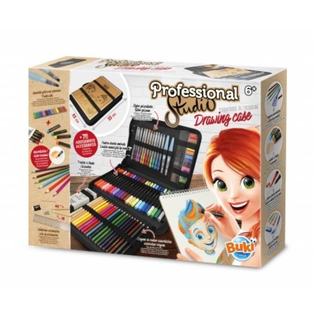Coffret créatif pour dessinateurs de 6 ans et plus