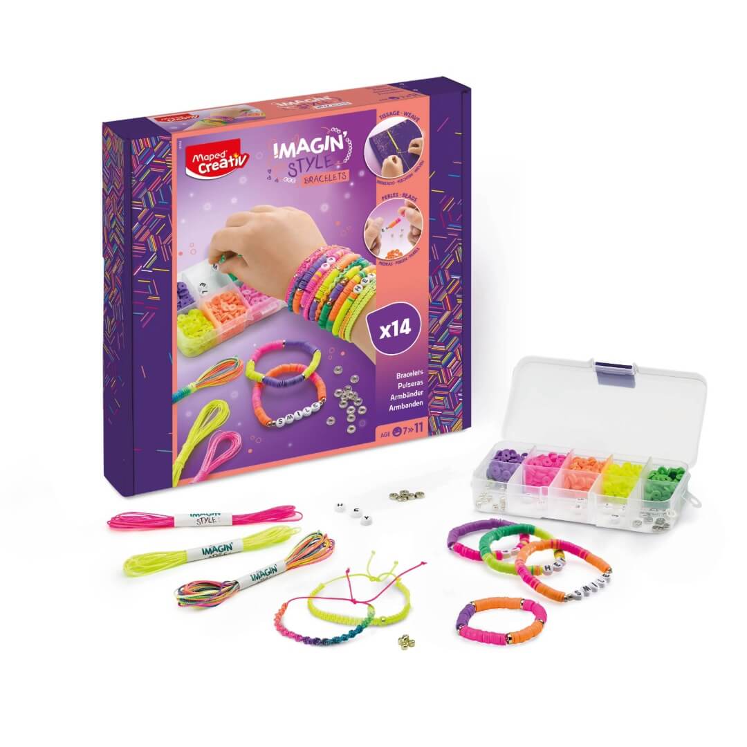 Set d'accessoires imagin'style bracelets neon