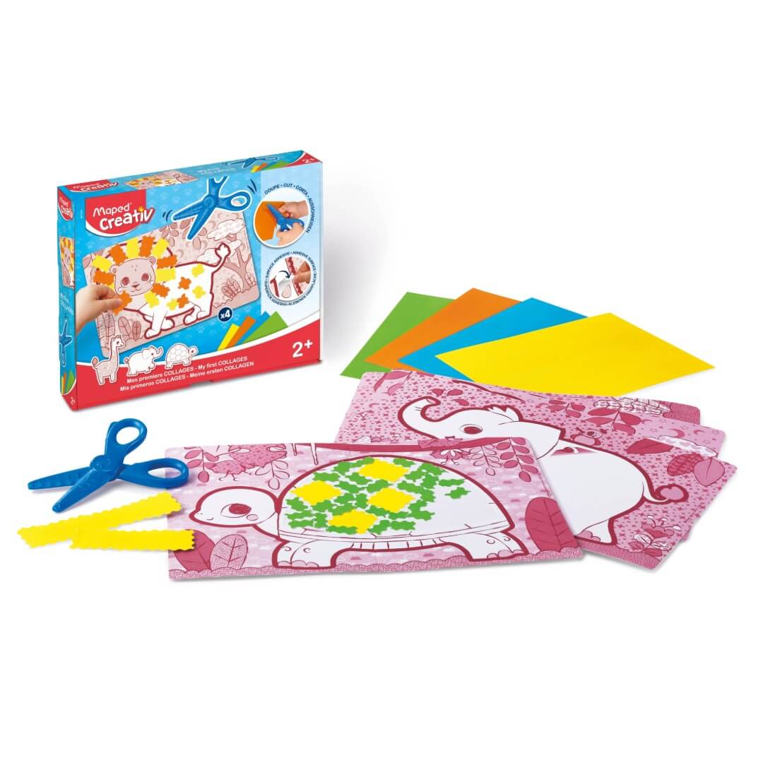 Set de coloriage early age cut&glue