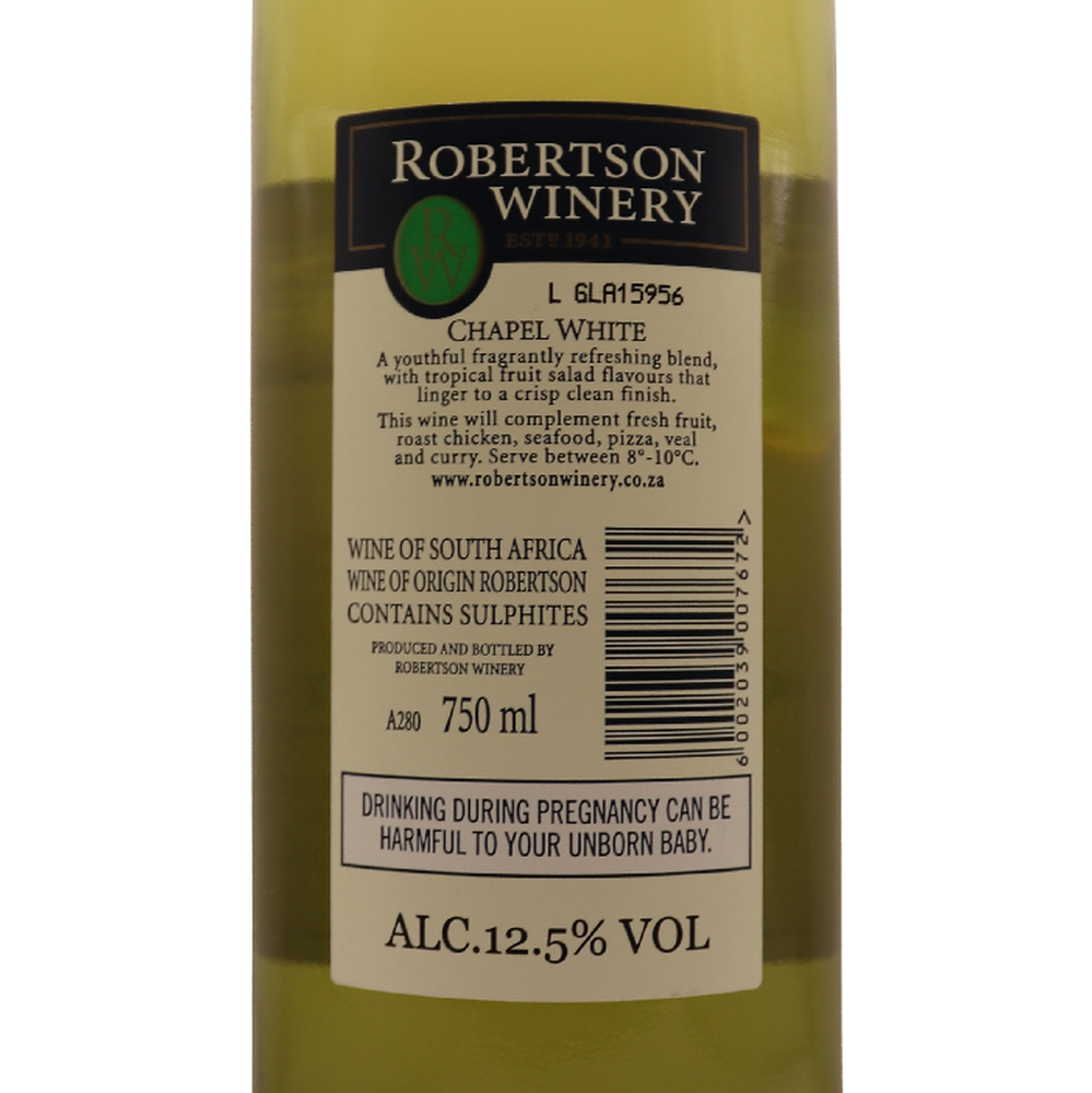 Afrique du Sud Blanc Old Chapel 24 75cl