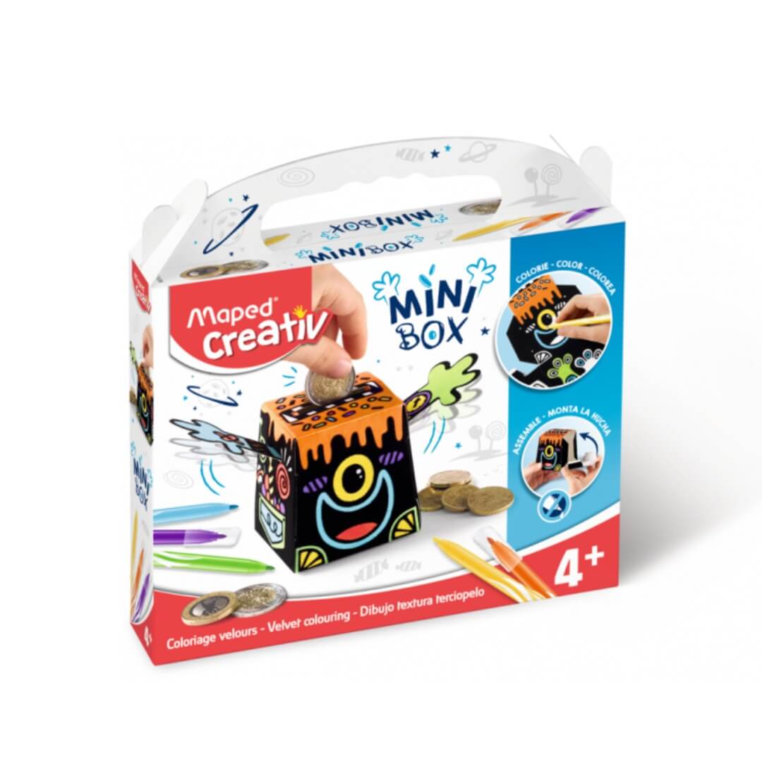 Set de coloriage minibox velvet creativ