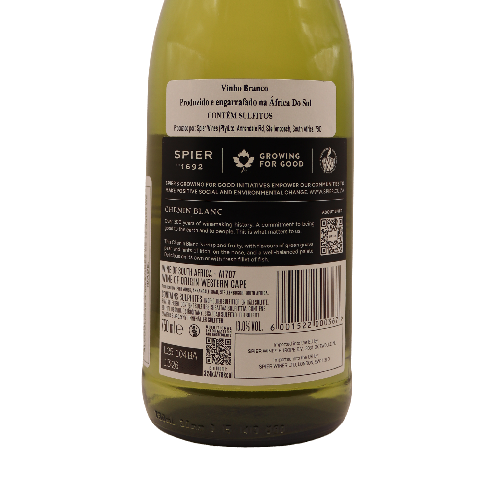 Afrique du Sud Blanc Chenin Spier 25 75cl