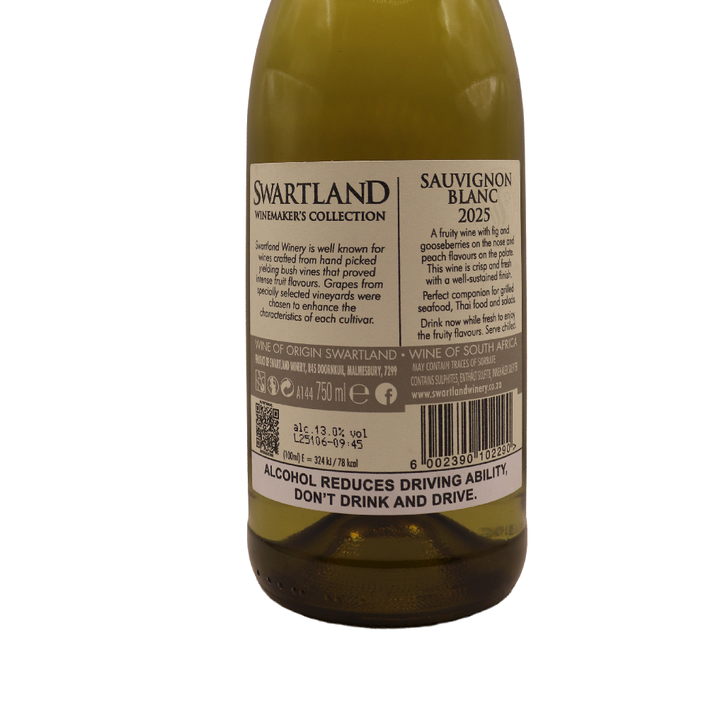 Afrique du Sud blanc Sauvignon Swartland 25 75cl
