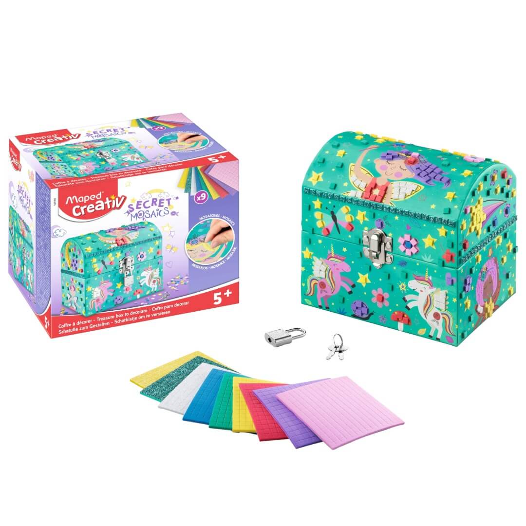 Set de mousse adhésive colorée secret mosaics jewelery creativ A0244012