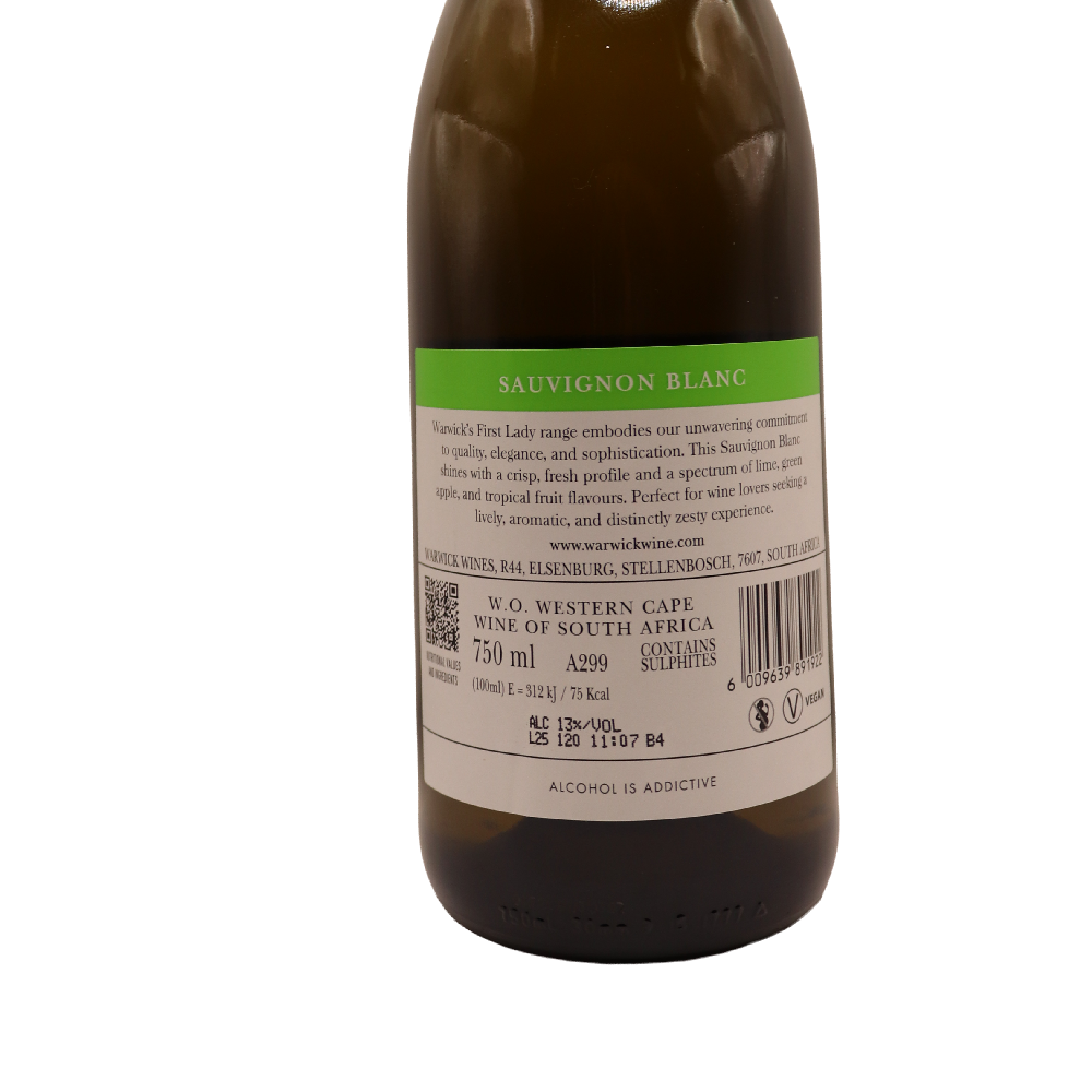 Afrique du Sud blanc Sauvignon 1st lady Warwick 25 75cl
