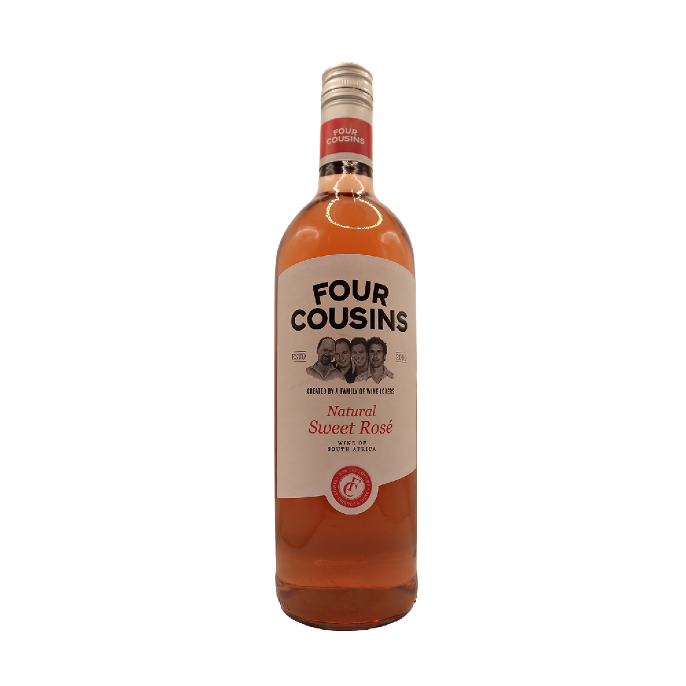 Afrique du Sud Rosé Naturel Sweet 4 Cousins 25 75cl