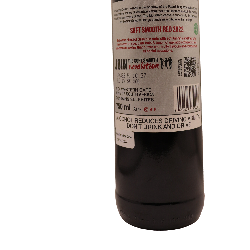 Afrique du Sud rouge SSR Perdeberg 22 75cl