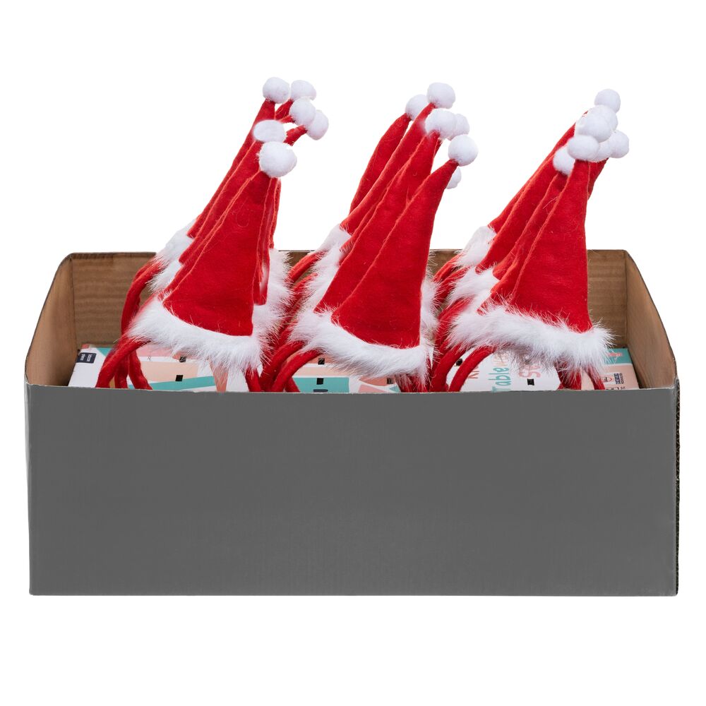 Serre-tête avec bonnet de Père Noël rouge