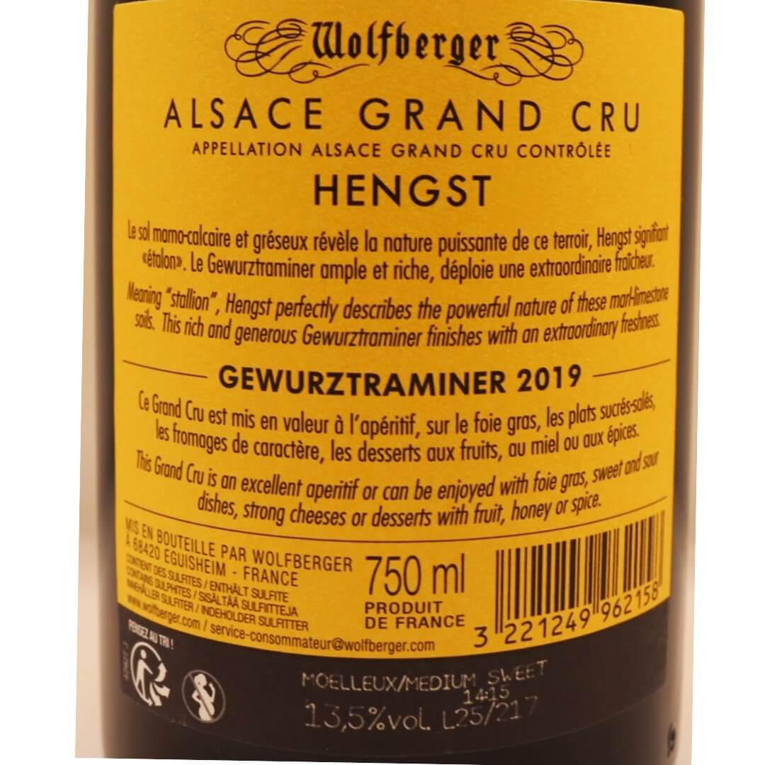 Alsace Blanc Gewurztraminer Grand Cru H.Wolfberger 19 75cl