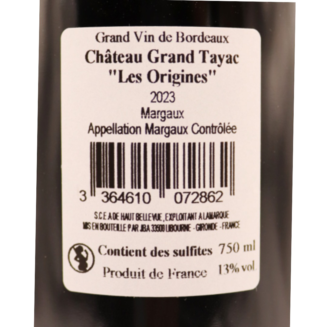 Bordeaux Rouge Margaux Grand Tayac 23 75cl